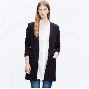 Madewell Women's Black Blazer Coat